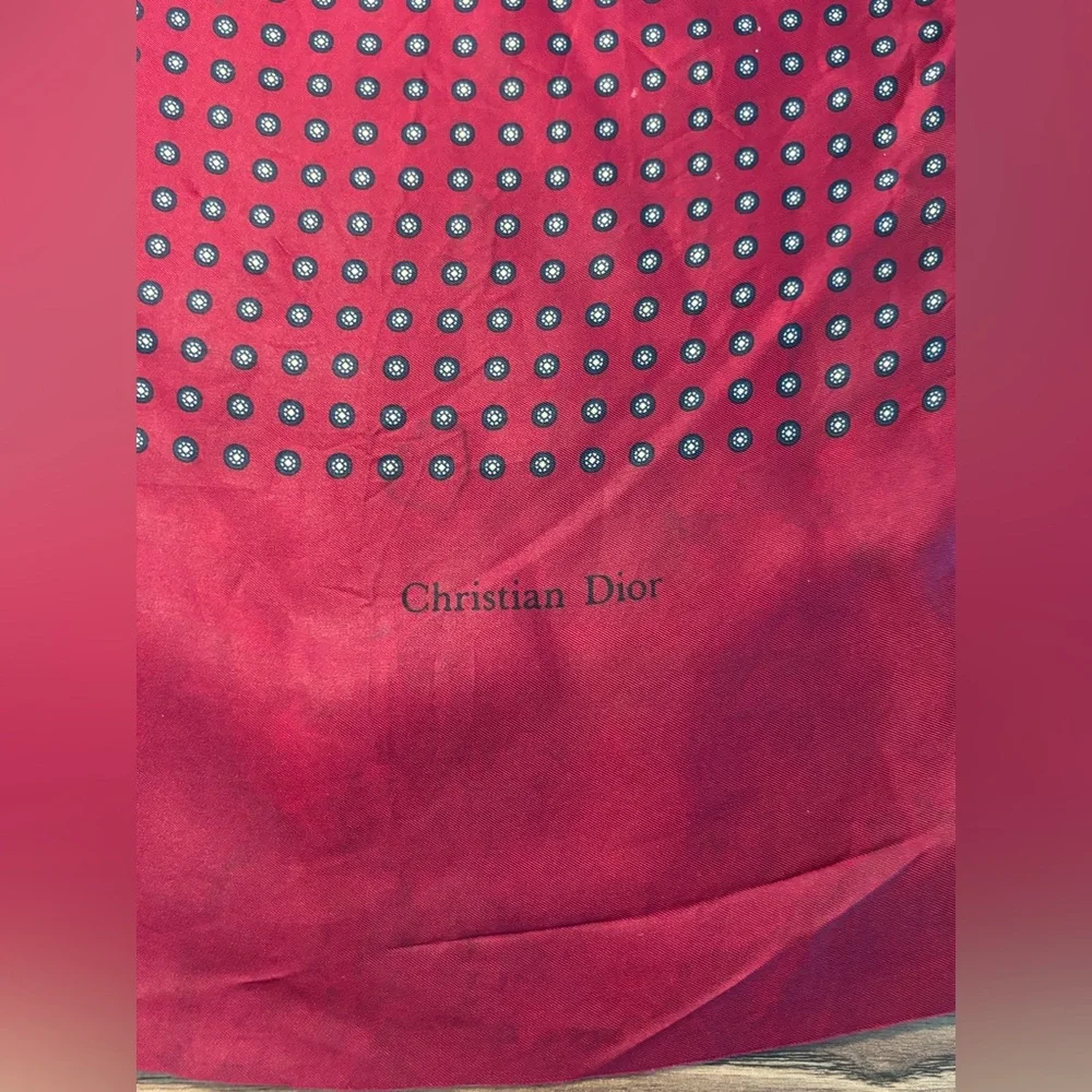Christian Dior Tuxedo Style Scarf